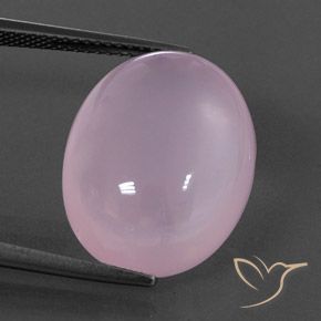 Quartzo Rosa Rosa Cereja Claro Natural 17.04ct, Transparente, Transparente/Translúcido