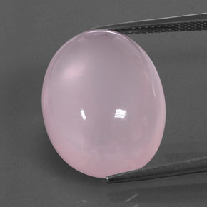 Quartzo rosa rosa natural 20,01ct, transparente, transparente/translúcido
