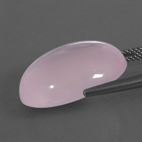 Quartzo rosa rosa natural 20,01ct, transparente, transparente/translúcido