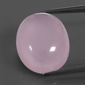 Quartzo rosa rosa natural 20,05ct, transparente, transparente/translúcido
