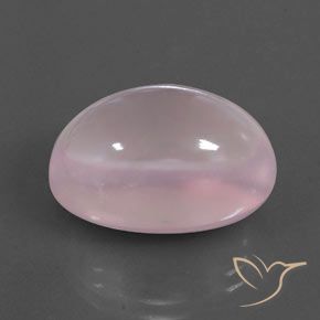 Quartzo Rosa rosa rosa médio Natural 23.01ct, oval, Transparente/Translúcido