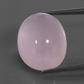 Quartzo rosa rosa natural 29,89ct, transparente, transparente/translúcido