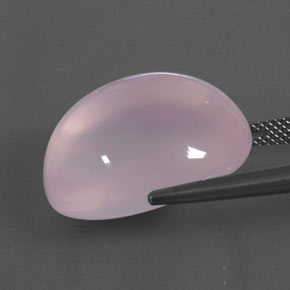 Quartzo rosa rosa natural 29,89ct, transparente, transparente/translúcido