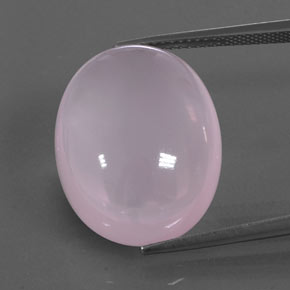 Quartzo rosa rosa natural 25,93ct, transparente, transparente/translúcido