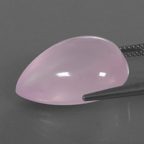 Quartzo rosa rosa natural 23,16ct, transparente, transparente/translúcido
