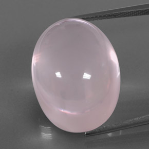Quartzo rosa rosa natural 43,00ct, transparente, transparente/translúcido