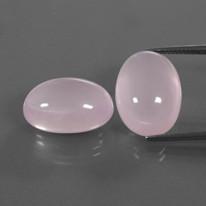 Pedras preciosas de quartzo rosa rosa natural de 34,00 ct, transparente, transparente/translúcido