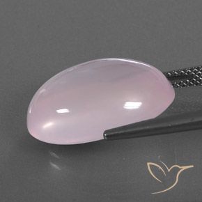 Quartzo Rosa Luz rosa Natural 13.88ct, Transparente, Transparente/Translúcido