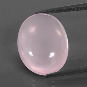Quartzo rosa rosa natural 13,95ct, transparente, transparente/translúcido