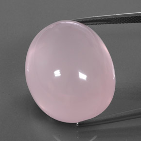Quartzo rosa rosa natural 57,78ct, transparente, transparente/translúcido