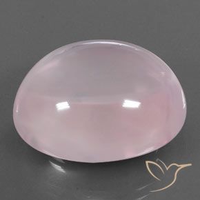 Quartzo Rosa Luz rosa Natural 54.13ct, oval, Transparente/Translúcido