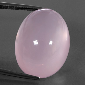 Quartzo rosa rosa natural 45,80ct, transparente, transparente/translúcido