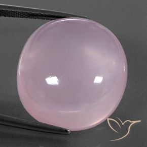 39.41ct Natural Luz rosa Quartzo Rosa, oval, Transparente/Translúcido