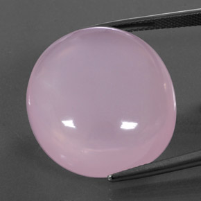 Quartzo rosa rosa natural 37,53ct, transparente, transparente/translúcido