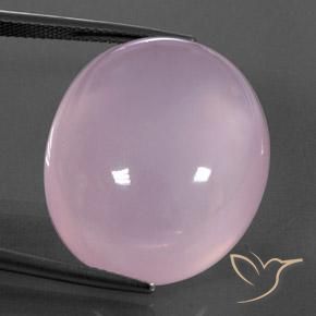 41.98ct Natural Luz rosa Quartzo Rosa, oval, Transparente/Translúcido