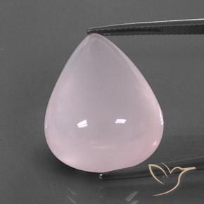 Quartzo rosa rosa natural 31,11ct, transparente, transparente/translúcido