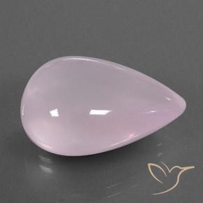 Quartzo rosa rosa natural 31,11ct, transparente, transparente/translúcido