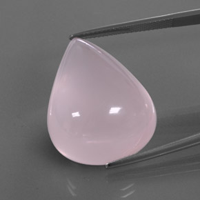 Quartzo Rosa Luz rosa Natural 43.06ct, Transparente, Transparente/Translúcido