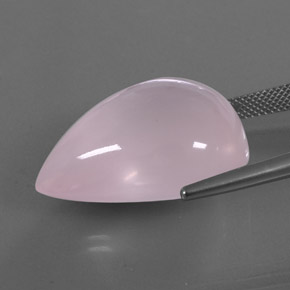 Quartzo Rosa Luz rosa Natural 43.06ct, Transparente, Transparente/Translúcido