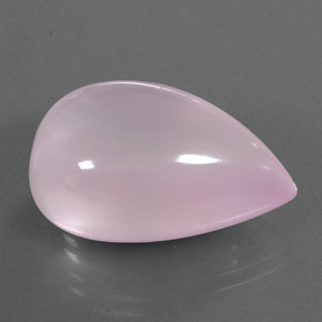 Quartzo rosa rosa natural 33,86ct, transparente, transparente/translúcido