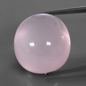 Quartzo rosa rosa natural 53,42ct, transparente, transparente/translúcido