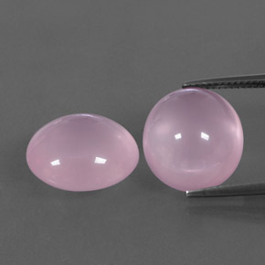 Pedras preciosas de quartzo rosa rosa natural de 22,61 ct, transparente, transparente/translúcido
