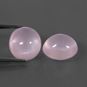Pedras preciosas de quartzo rosa rosa natural de 21,50 ct, transparente, transparente/translúcido