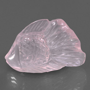 Quartzo rosa rosa natural 22,25ct, transparente, transparente/translúcido