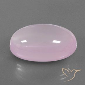 Quartzo Rosa Luz rosa Natural 36.69ct, oval, Transparente/Translúcido