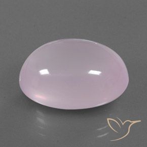 Quartzo Rosa Luz rosa Natural 29.55ct, oval, Transparente/Translúcido