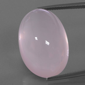 Quartzo rosa rosa natural 39,48ct, transparente, transparente/translúcido