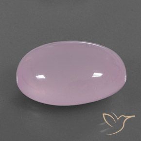 Quartzo Rosa Rosa chiclete Natural 28.95ct, oval, Transparente/Translúcido