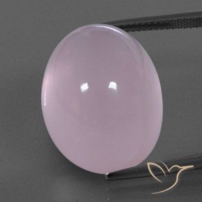 37.09ct Natural Rosa chiclete Quartzo Rosa, oval, Transparente/Translúcido