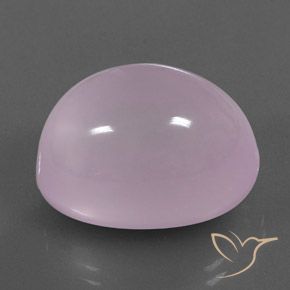 Quartzo Rosa Rosa chiclete Natural 37.09ct, oval, Transparente/Translúcido