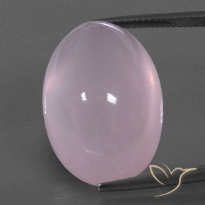 Quartzo rosa rosa natural 34,94ct, transparente, transparente/translúcido
