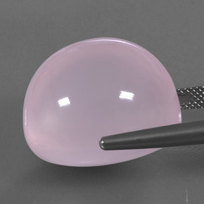 Quartzo rosa rosa natural 47,99ct, transparente, transparente/translúcido