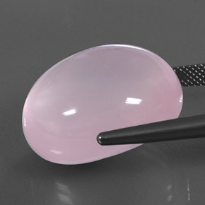 Quartzo rosa rosa natural 43,64ct, transparente, transparente/translúcido
