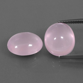 Pedras preciosas de quartzo rosa rosa natural de  ct, transparente, transparente/translúcido