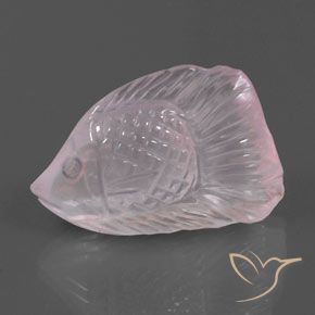 Quartzo rosa rosa natural 21,66ct, transparente, transparente/translúcido