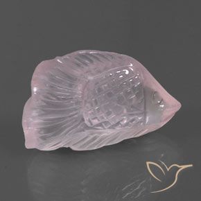 Quartzo rosa rosa natural 21,66ct, transparente, transparente/translúcido