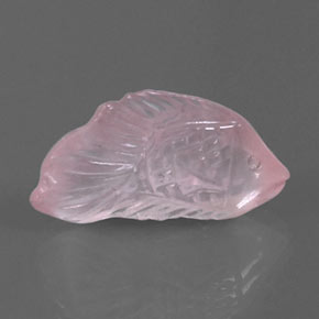 Quartzo rosa rosa natural 8,48ct, transparente, transparente/translúcido