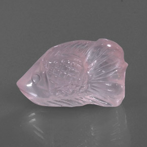 Quartzo Rosa Rosa chiclete Natural 20.13ct, Transparente, Transparente/Translúcido