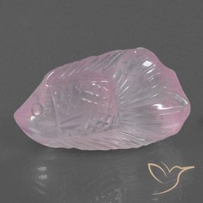 Quartzo rosa rosa natural 23,71ct, transparente, transparente/translúcido