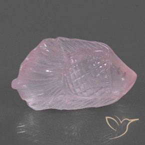 Quartzo rosa rosa natural 23,71ct, transparente, transparente/translúcido