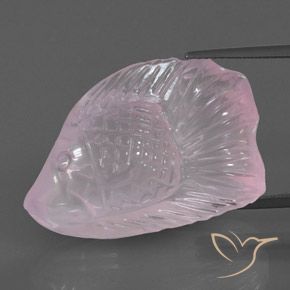 32.32ct Natural Luz rosa Quartzo Rosa, Chique, Transparente/Translúcido