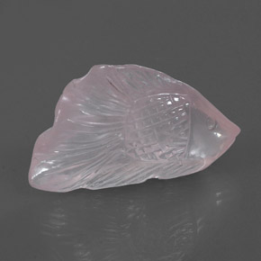 Quartzo rosa rosa natural 39,00ct, transparente, transparente/translúcido