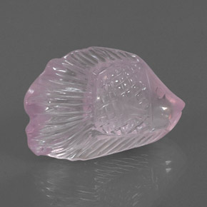 Quartzo rosa rosa natural 30,01ct, transparente, transparente/translúcido