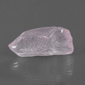 Quartzo rosa rosa natural 15,57ct, transparente, transparente/translúcido