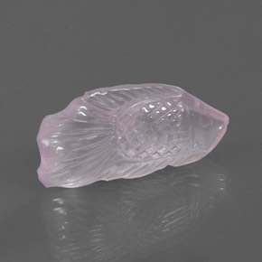 Quartzo rosa rosa natural 15,57ct, transparente, transparente/translúcido