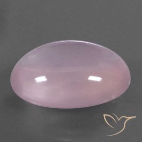 Quartzo Rosa Luz rosa Natural 28.75ct, oval, Transparente/Translúcido